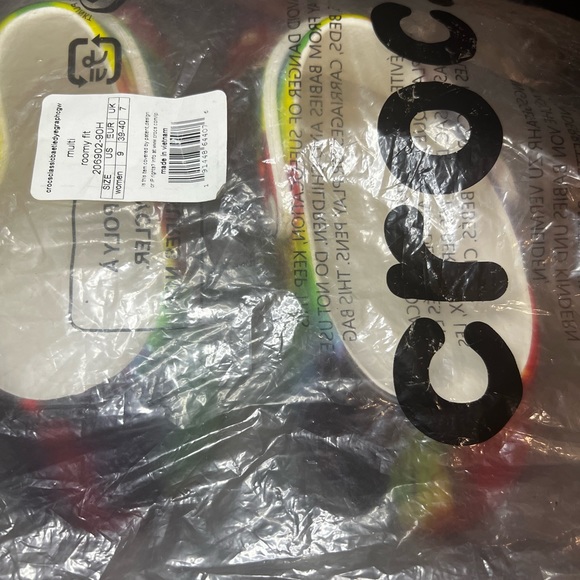 Crocs multi colored wedge - Picture 8 of 9